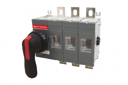 TDM ELECTRIC SQ0744-0004 Рубильник ВНК-37-1 3П 315А с установленной фронтальной ручкой управления TDM